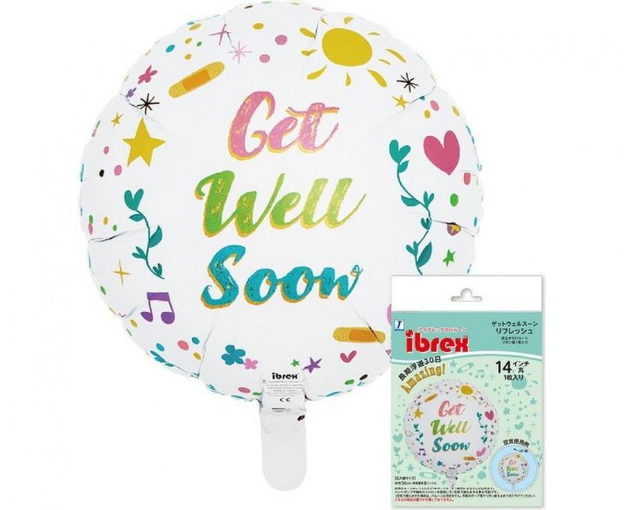 Folienballon, Gute Besserung, get well soon