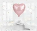 Folienballon Herz Love ca. 35 cm – Metallic pink